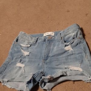 Muddy FLX Stretch Denim Shorts Cut Offs sz 7